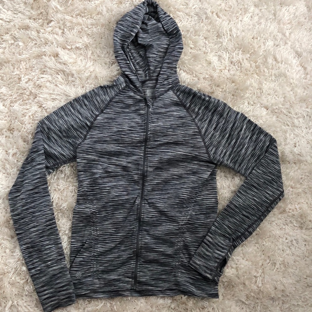 Athleta Space Dye Full Zip Workout jacket, Size L